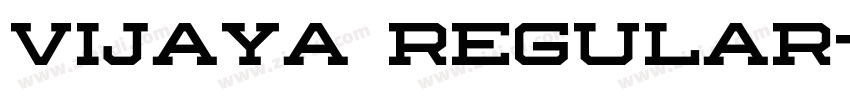 Vijaya Regular字体转换